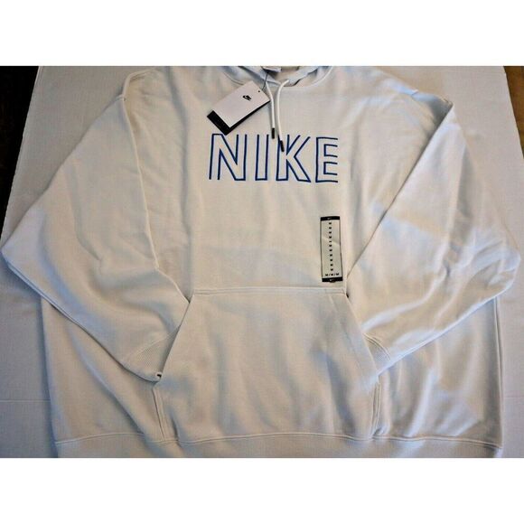 Nike FJ4915-121 Women's Sz Medium Summit White Oversized Pullover Hoodie - Picture 10 of 13